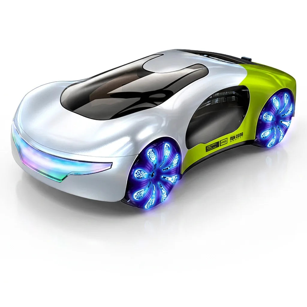 Concept drift RC car, White-Green