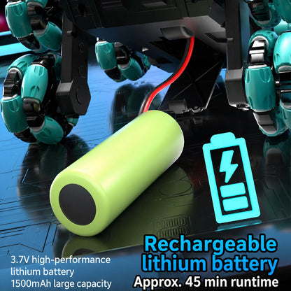 Rechargeable 3.7V 1500mAh lithium battery, about 45 minutes runtime